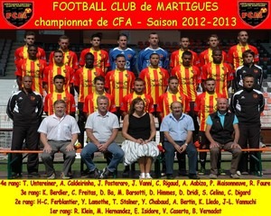 FCM saison 2012-2013: Les Martégaux ont posé pour les photos… Venez les découvrir !