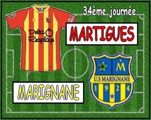 34e journée, Marignane – FCM: Un derby pour du beurre mais pas sans saveur !
