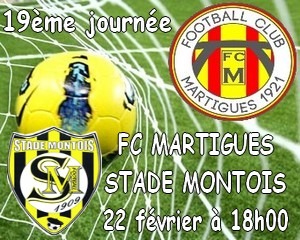 Football, CFA, Saison 2013-2014, 19ème journée - Le FC Martigues reçoit le Stade Montois FC