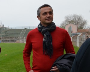 Football, CFA, Saison 2013-2014, FC Martigues - Jean-Luc Vannuchi est venu en supporter