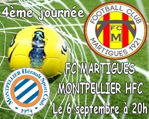 Football, CFA, Saison 2014-2015 - Le FC Martigues reçoit Montpellier