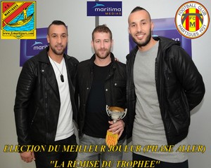 FC Martigues: La remise du trophée du meilleur joueur de la phase aller !