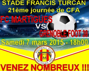 FC Martigues - Grenoble, toutes les infos billetteries, accès et sécurité !