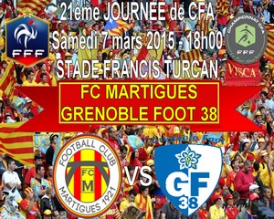21e journée, FCM – Grenoble: Martégaux, votre avenir commence ici !