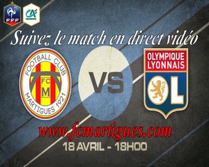 FC Martigues - Lyon, en direct vidéo ce samedi !