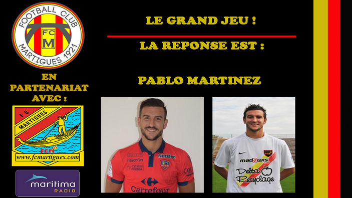 Réponse au jeu pour gagner vos places pour FC Martigues - SC Toulon-le-las