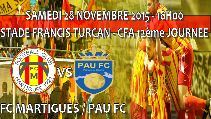 CFA, 12ème journée - FC Martigues - Pau FC
