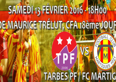 CFA J18, Tarbes – FCM: Match remis à cause de la météo !