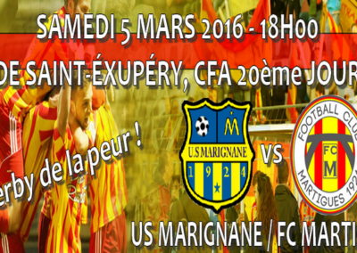 CFA J20, Marignane – FCM: Le derby de tous les dangers !
