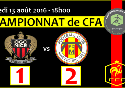 Nice 1-2 FCM: Les buts de la victoire martégale (vidéo)