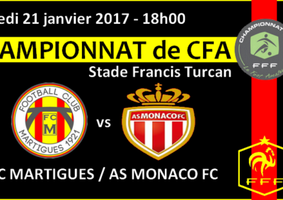 CFA J17, FCM – Monaco: Enfin Princiers à domicile ?