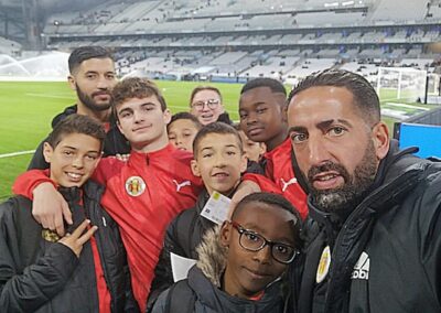 FC Martigues : la section jeunes invitée au Vélodrome