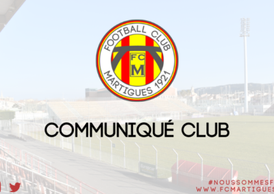 Coronavirus : Message du président du FC Martigues
