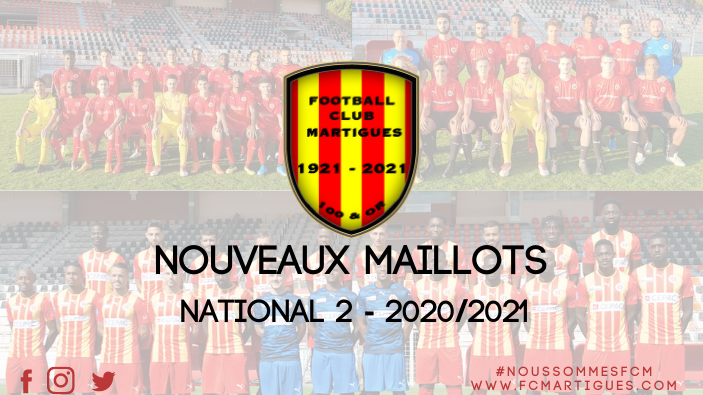National 2 : Découvrez les nouveaux maillots du FC Martigues