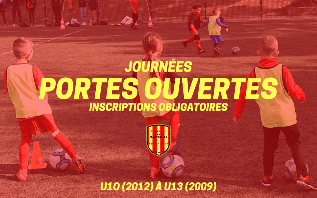 Journées portes ouvertes au FC Martigues !