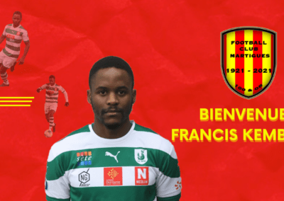 Mercato : Francis Kembolo sixième recrue du FC Martigues