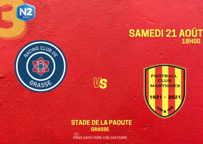 National 2 / J3, Grasse – FCM : l’avant-match !