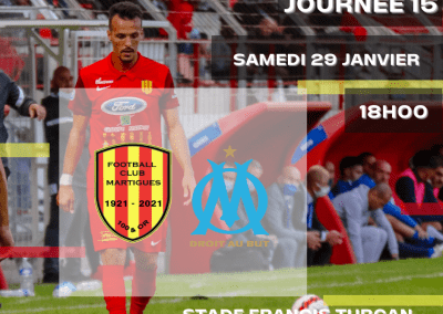 National 2 / J15, FC Martigues – OM : l’avant-match