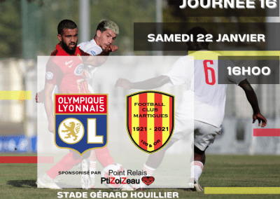 National 2 / J16, Lyon – FC Martigues : l’avant-match