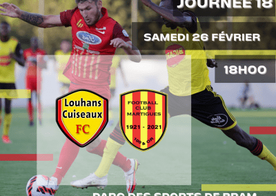 National 2 / J18, Louhans-Cuiseaux – FC Martigues : l’avant-match