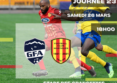 National 2 / J23, Rumilly-Vallières – FC Martigues : l’avant-match