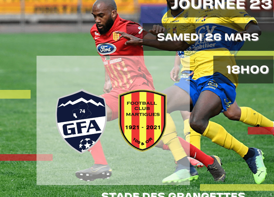 National 2 / J23, Rumilly-Vallières – FC Martigues : l’avant-match