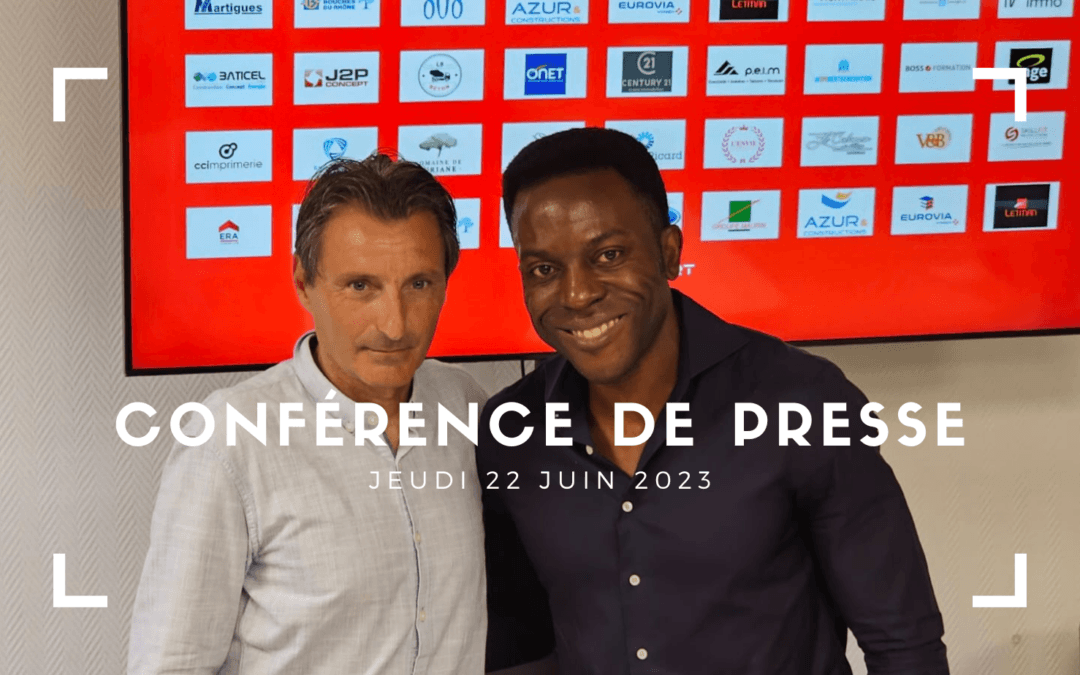 Conférence de presse : présentation du nouveau projet FC Martigues !