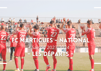 National – Les départs au FC Martigues