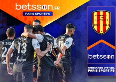 BETSSON FRANCE, Paris Sportifs, et le FC MARTIGUES sont heureux d’annoncer leur partenariat !
